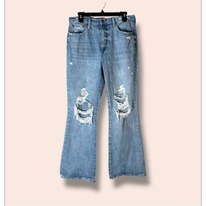 Pistola Jeans Stevie High Rise Flare Distressed jeans sz 31